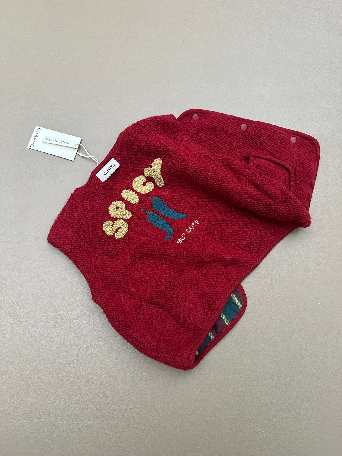 REVERSIBLE FLEECE VEST RED