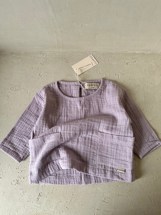 MUSLIN LONGSLEEVE LAVENDER