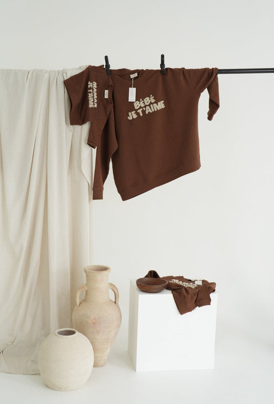 MOM SWEATER | BÉBÉ JE T'AIME