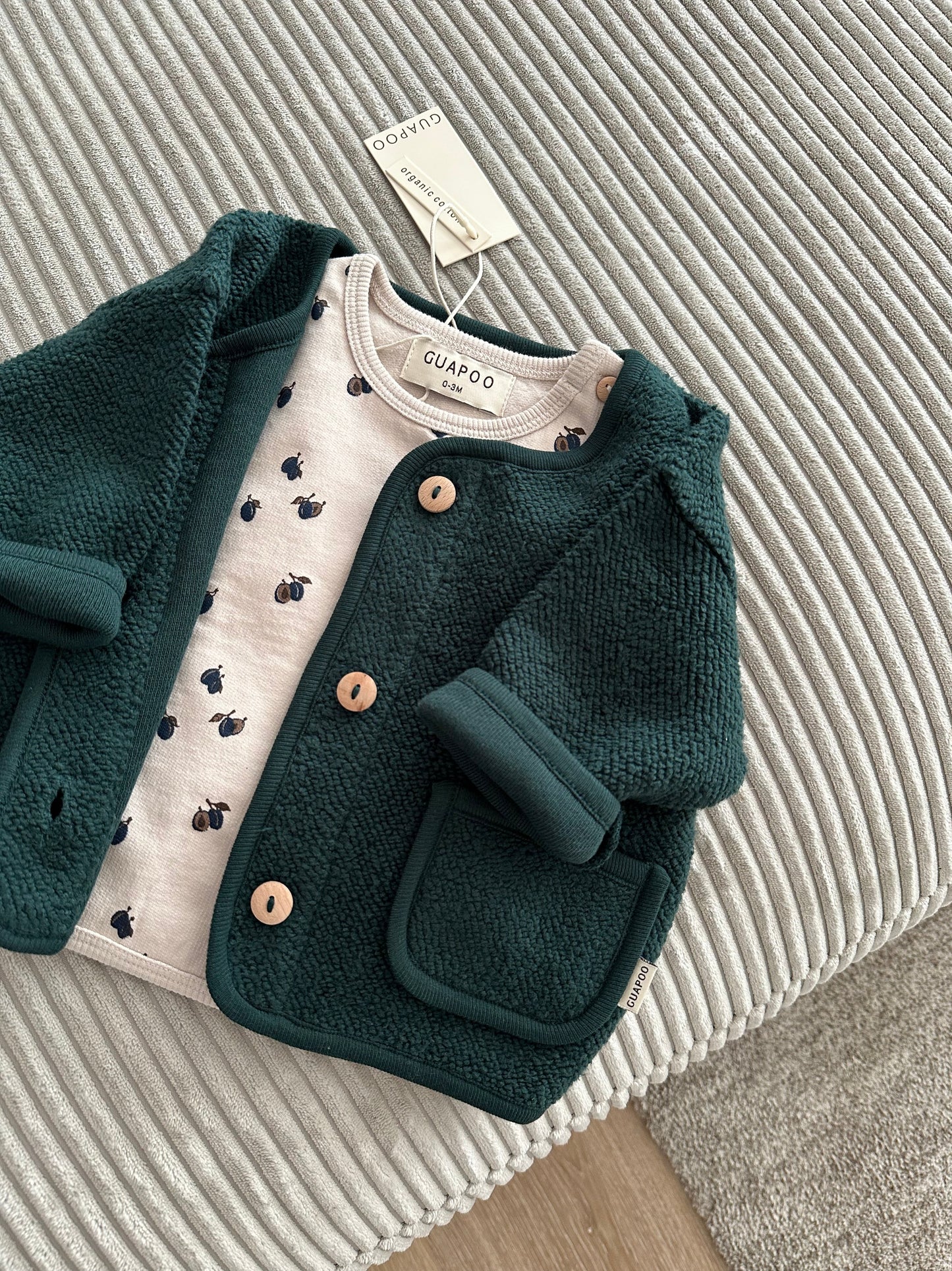 LIGHT FLEECE JACKET TROPICAL GREEN