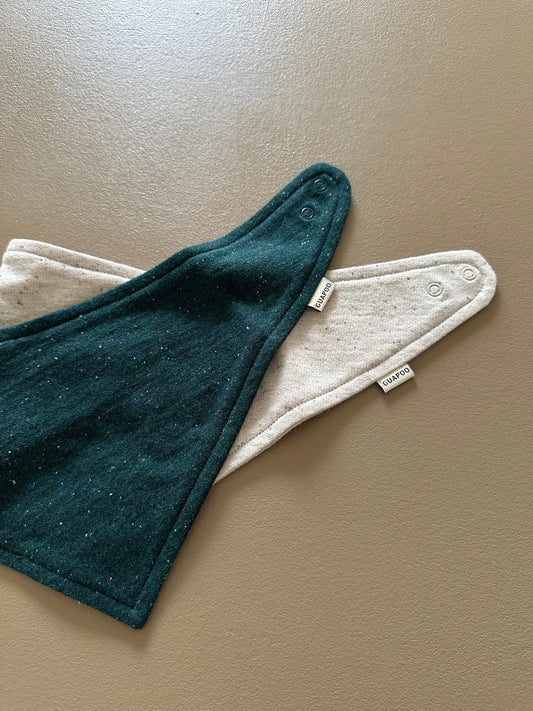 2-er Pack FLEECE BIB BANDANA CREAMY SILK SPRINKLE