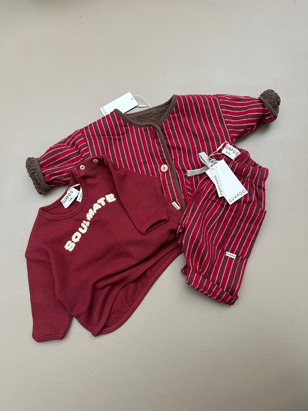 ROMEO PANTS RED STRIPES