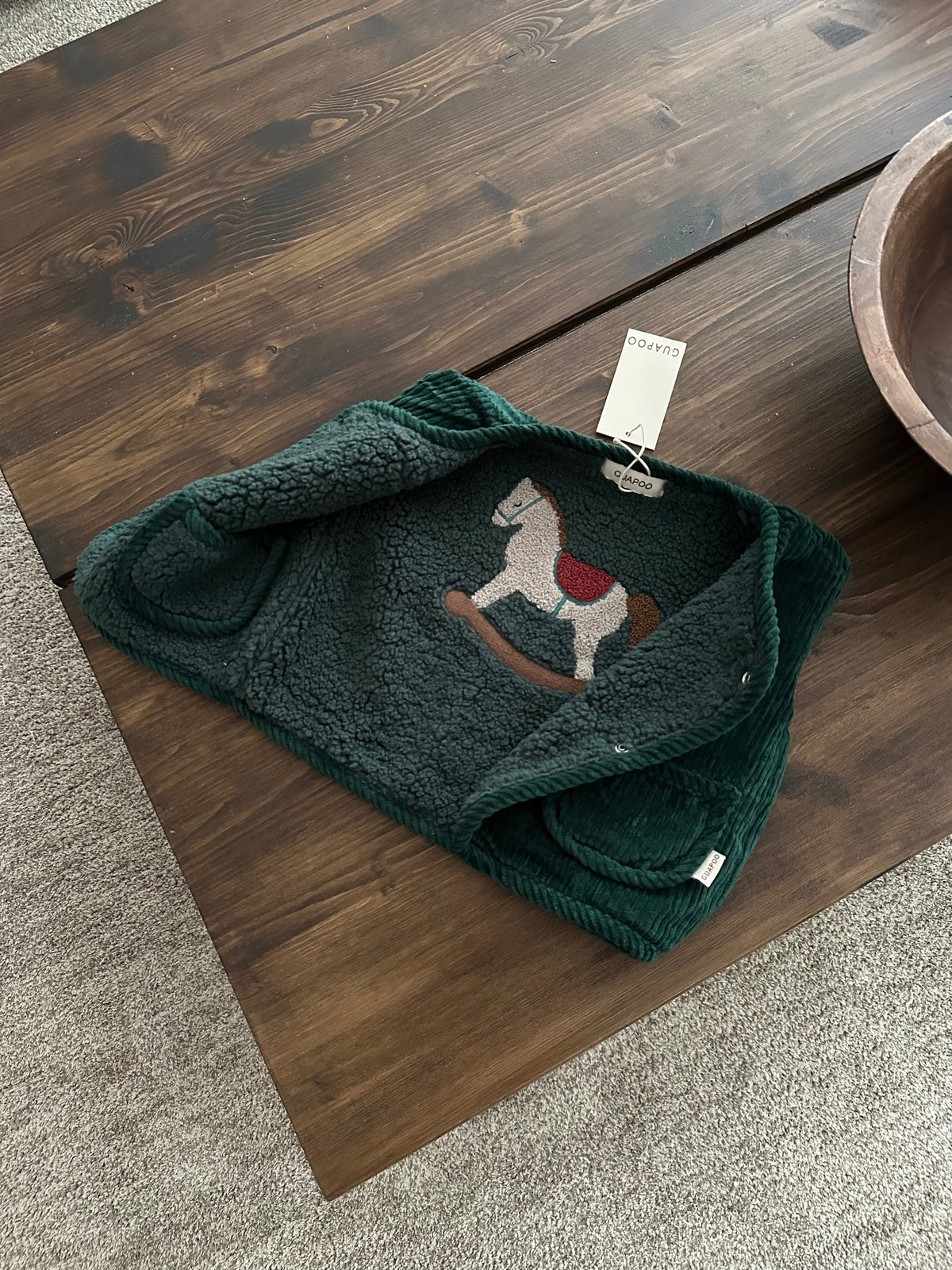 REVERSIBLE VEST PINE
