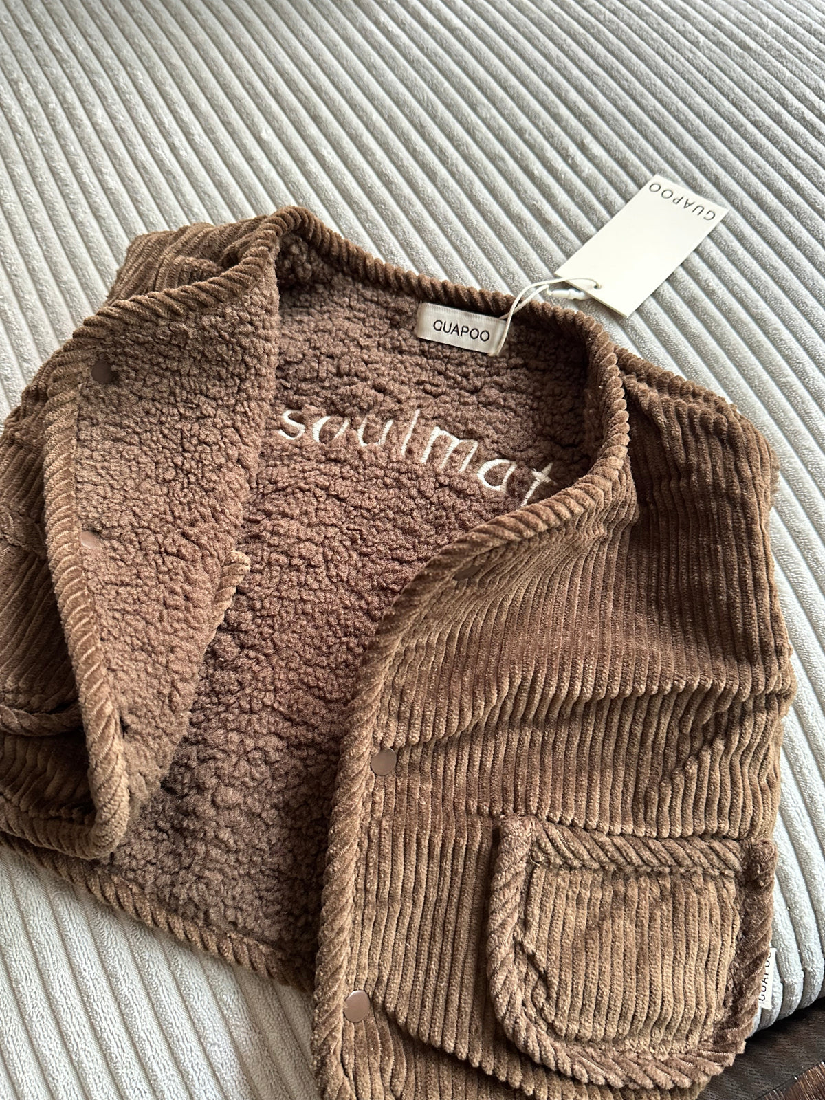 REVERSIBLE VEST WOOD