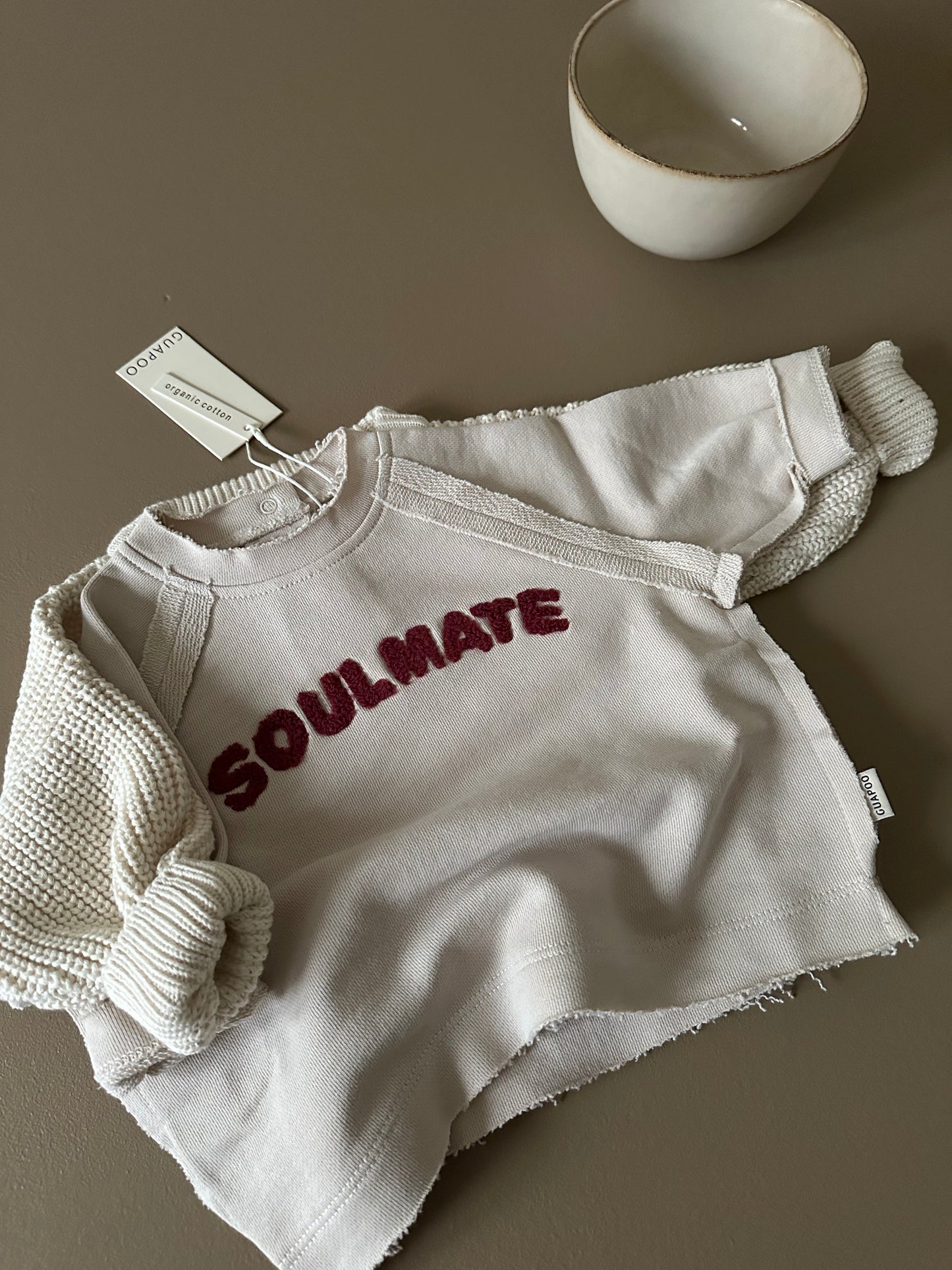RAGLAN SWEATSHIRT SOULMATE CREAMY SILK