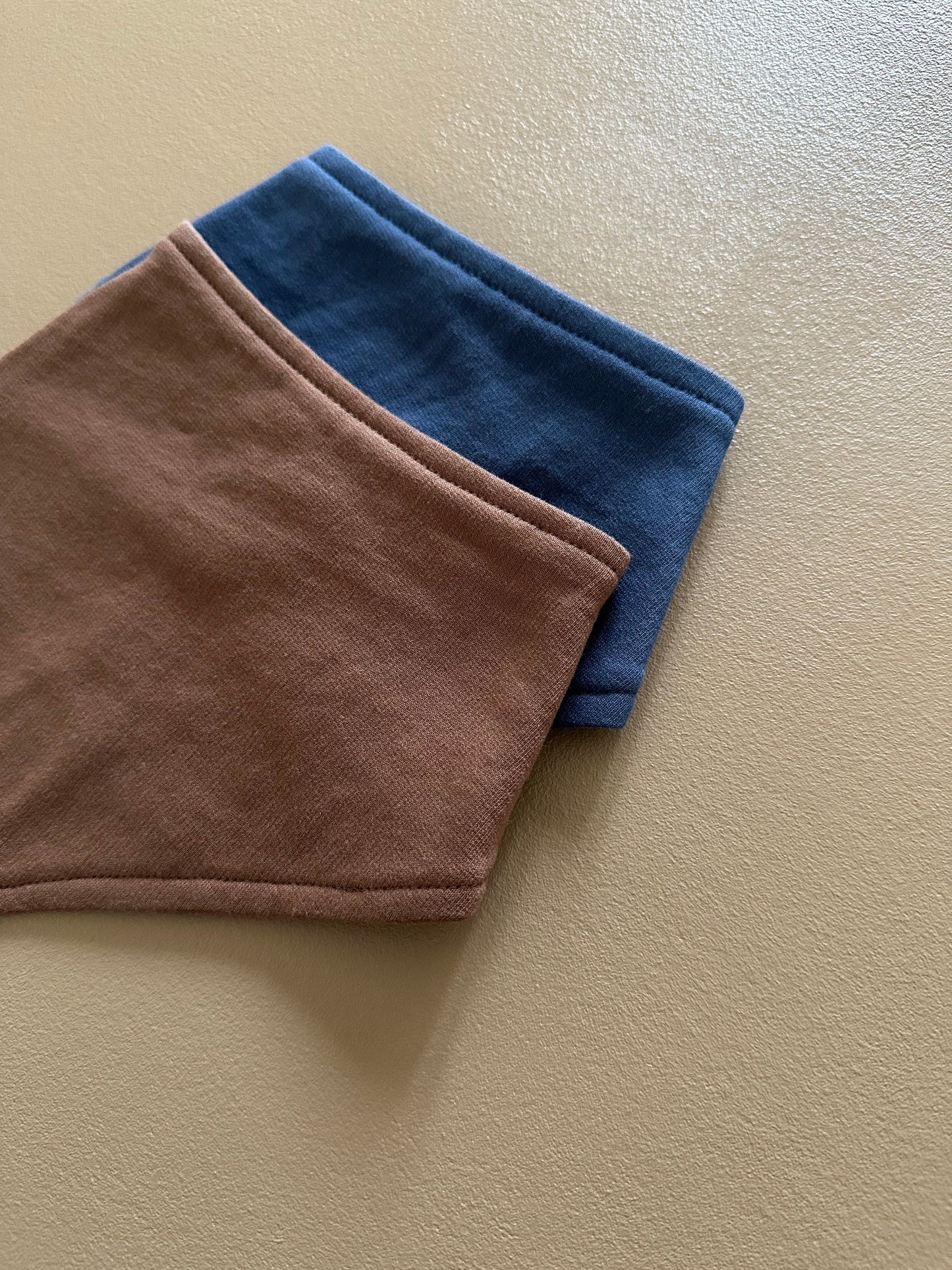 2-er Pack FLEECE BIB BANDANA BROWN