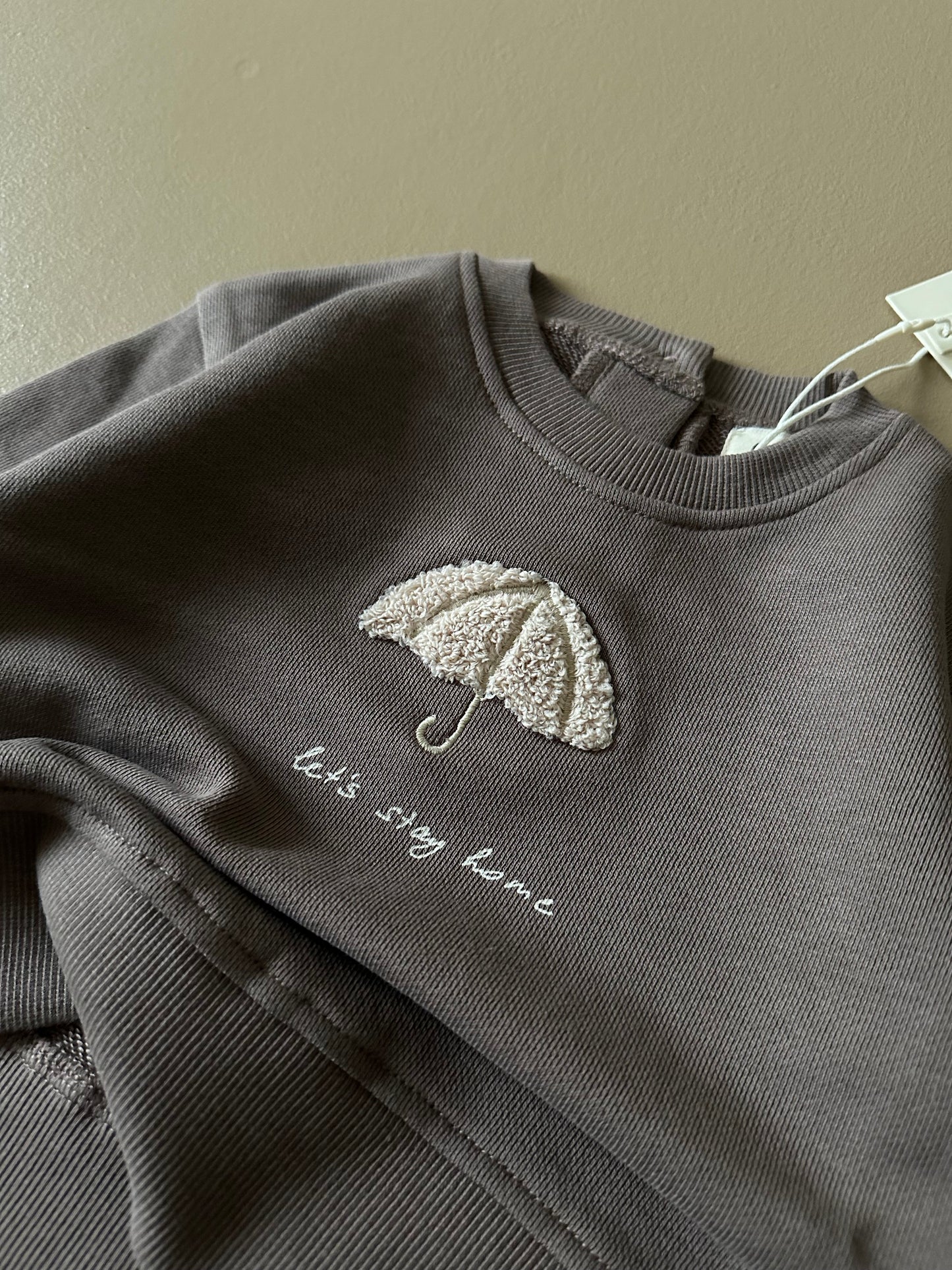 SWEATSHIRT LETS STAY HOME