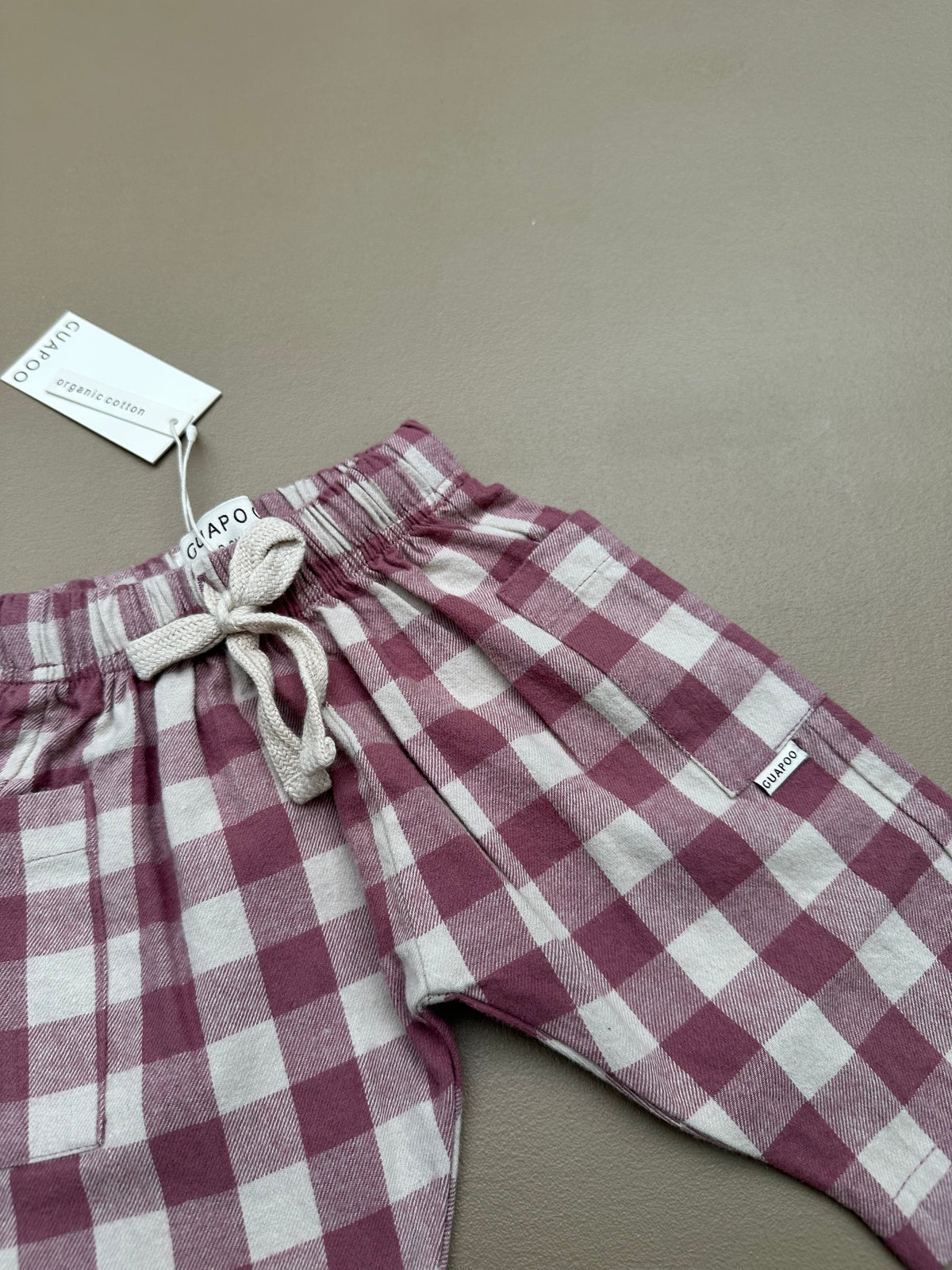ROMEO PANTS ROSE CHECK