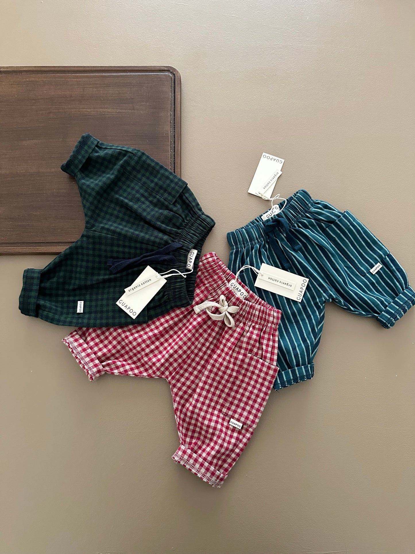 ROMEO PANTS GREEN CHECK