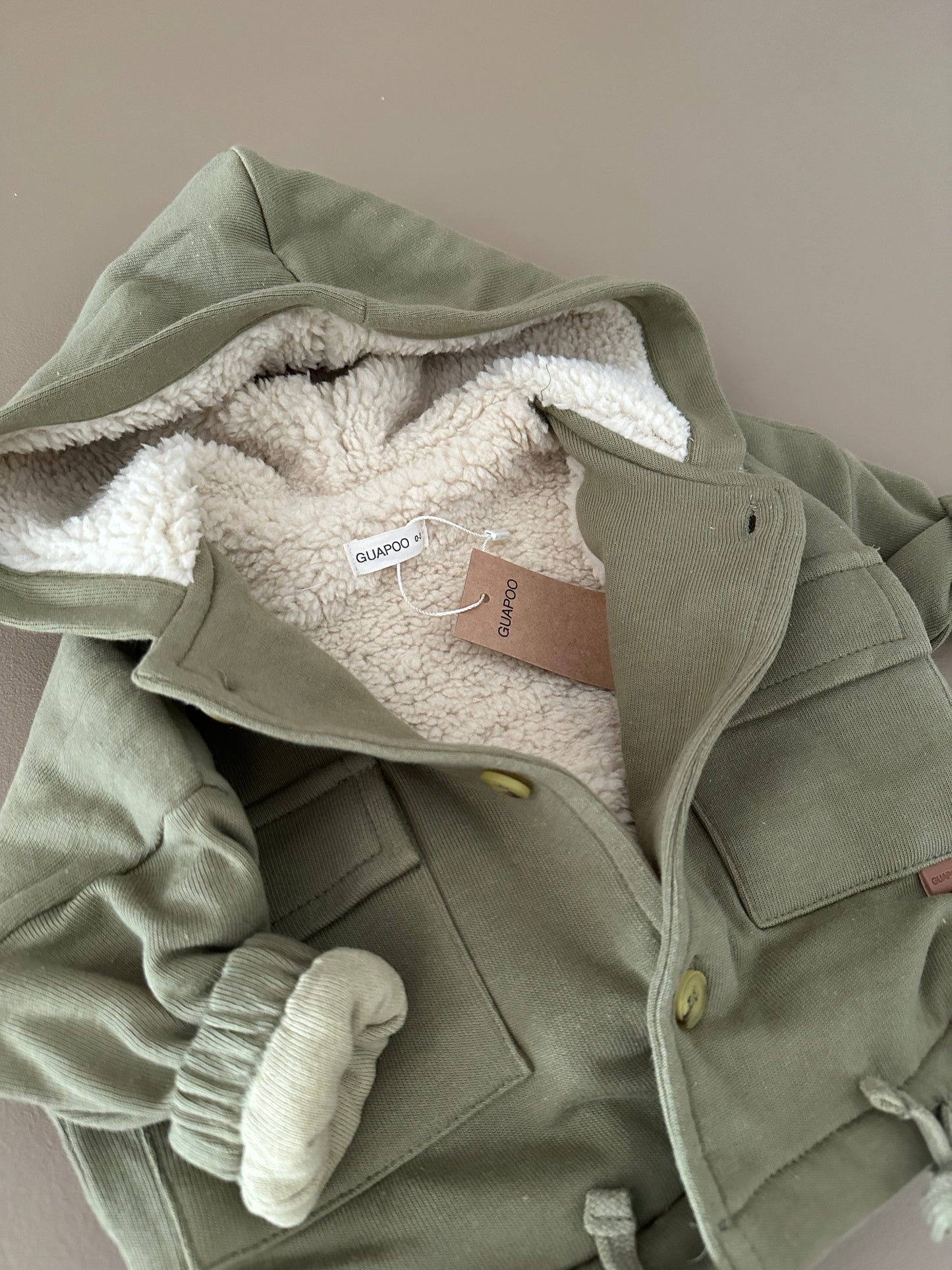 SWEAT WINTER JACKET | KHAKI