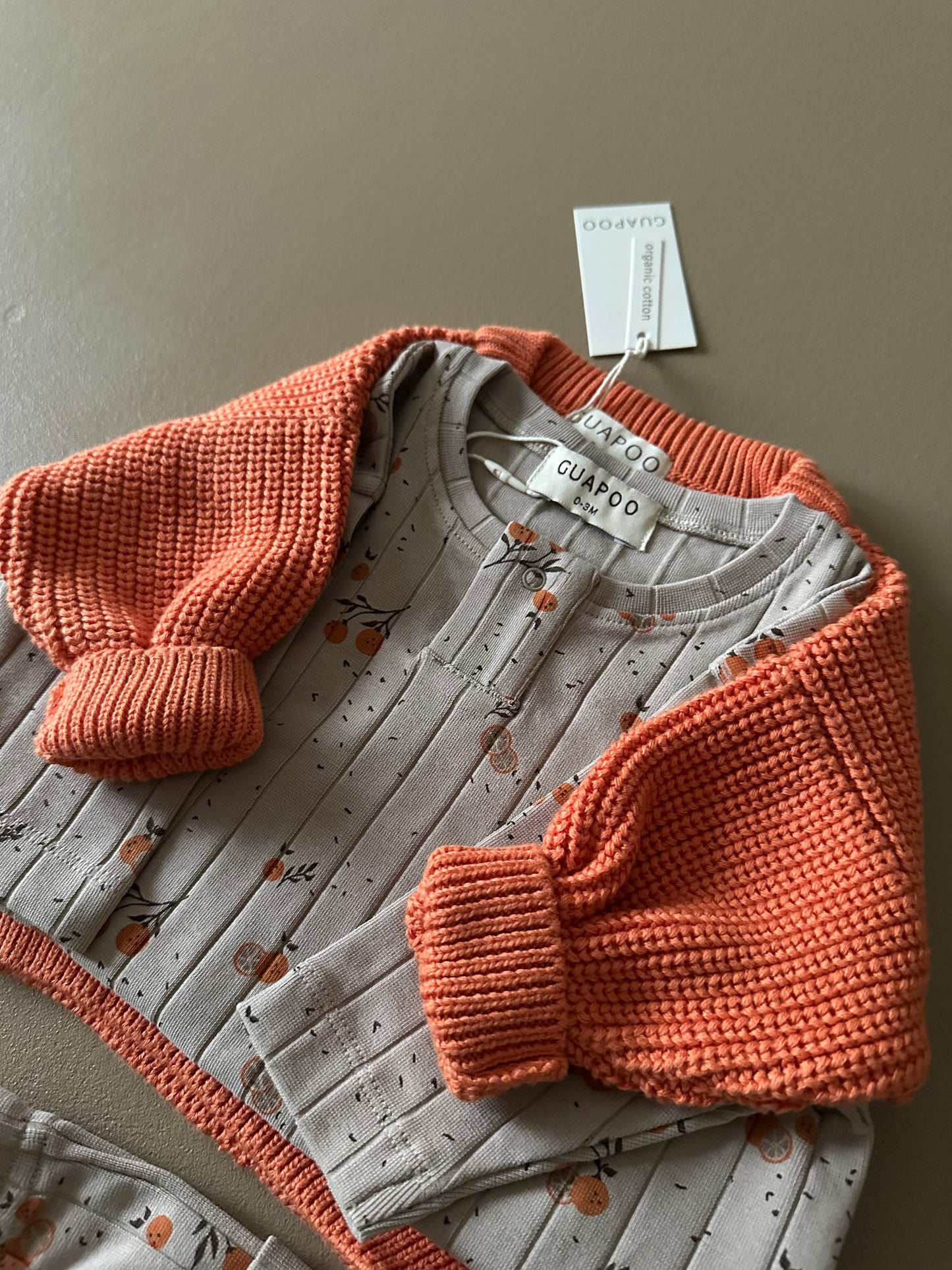 RIB LONGSLEEVE MINI CLEMENTINES