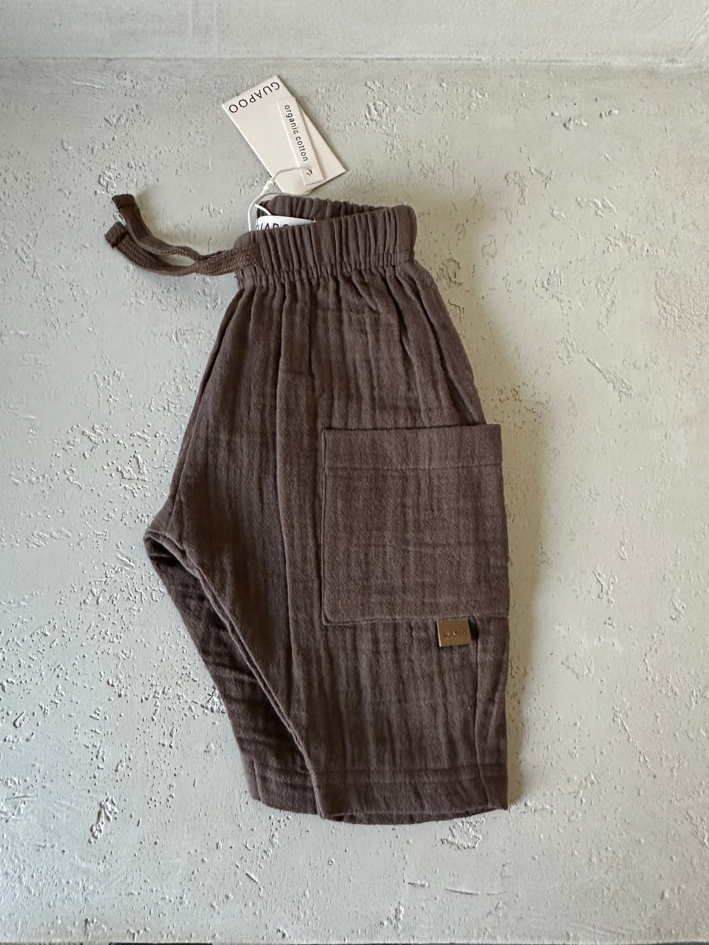 MUSLIN PANTS | CHOCOLATE