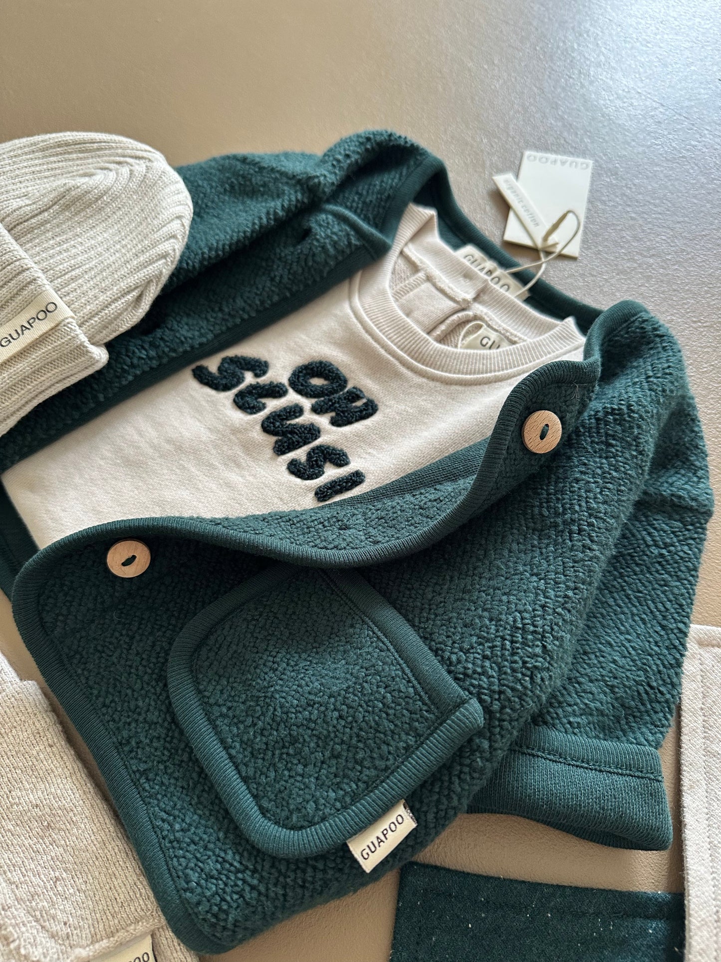 LIGHT FLEECE JACKET TROPICAL GREEN