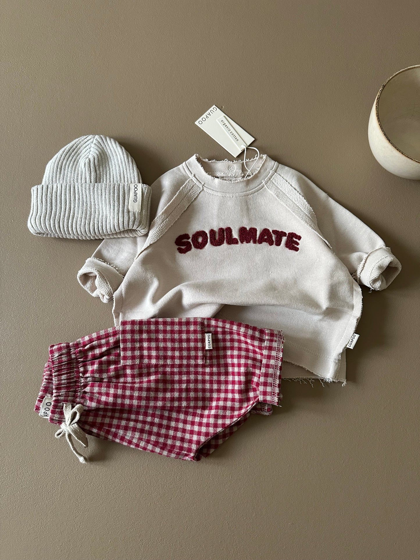 RAGLAN SWEATSHIRT SOULMATE CREAMY SILK