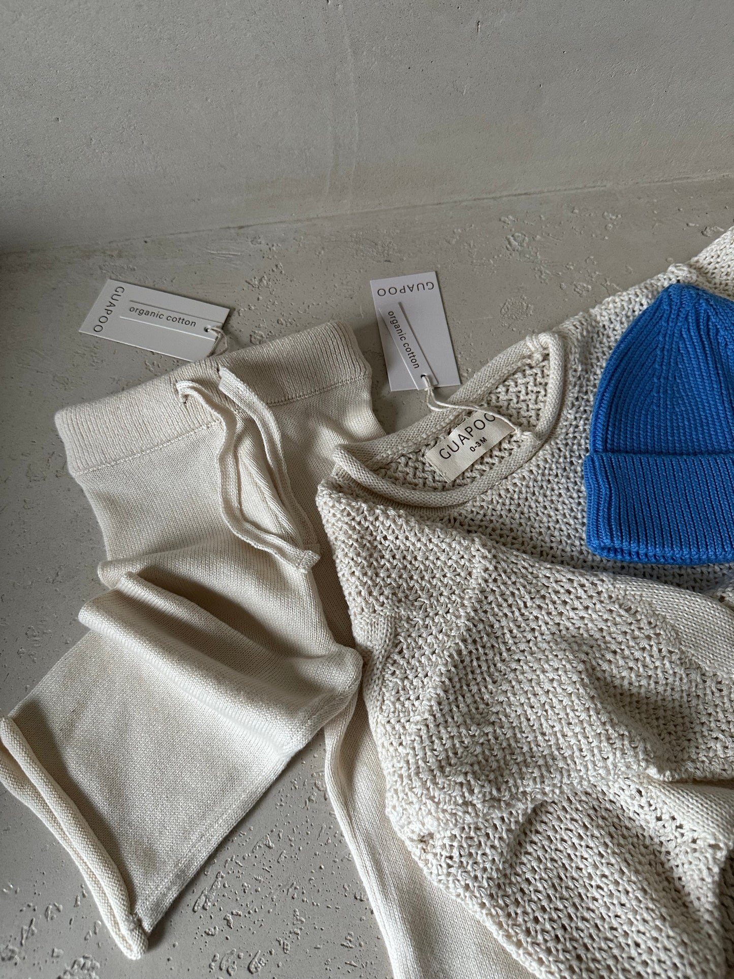 KNIT WIDE PANTS | OAT