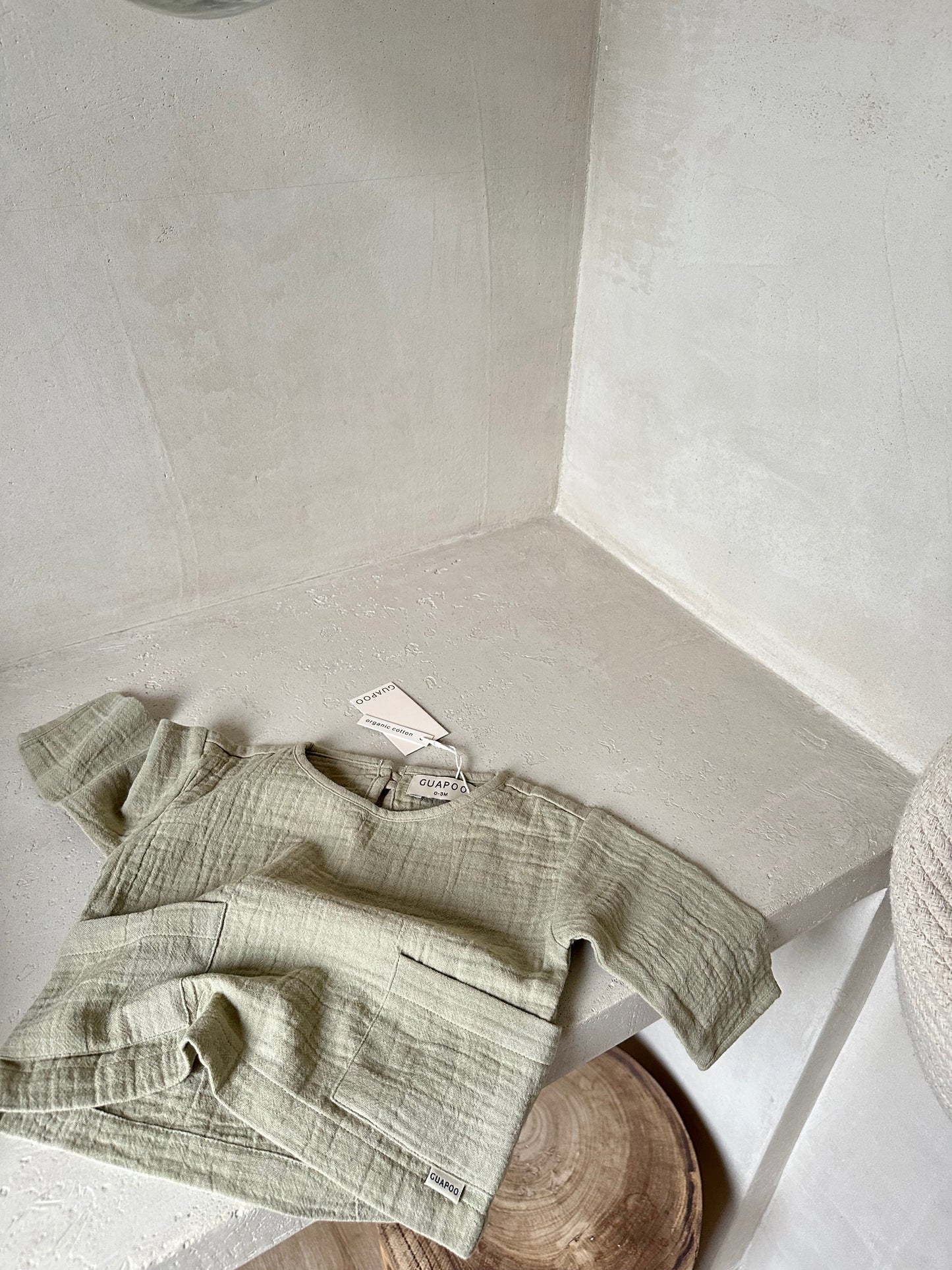 MUSLIN LONGSLEEVE SAGE