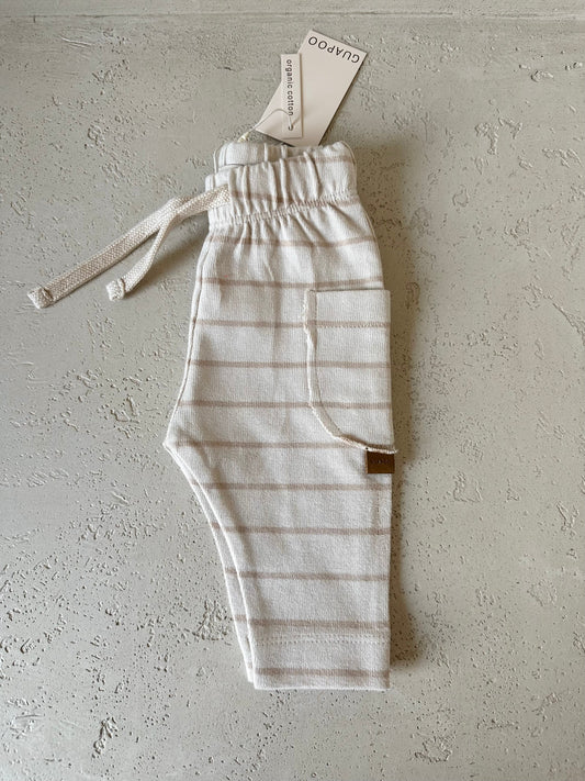 COZY LEGGINGS | MOCHA STRIPES