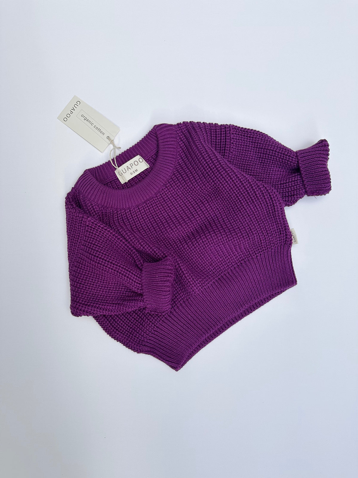 CHUNKY SWEATER COOL GRAPE