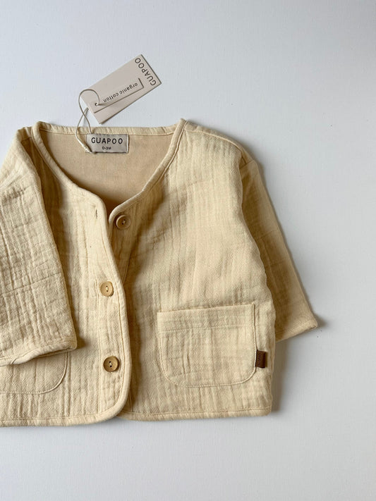 MUSLIN JACKET | SOFT YELLOW