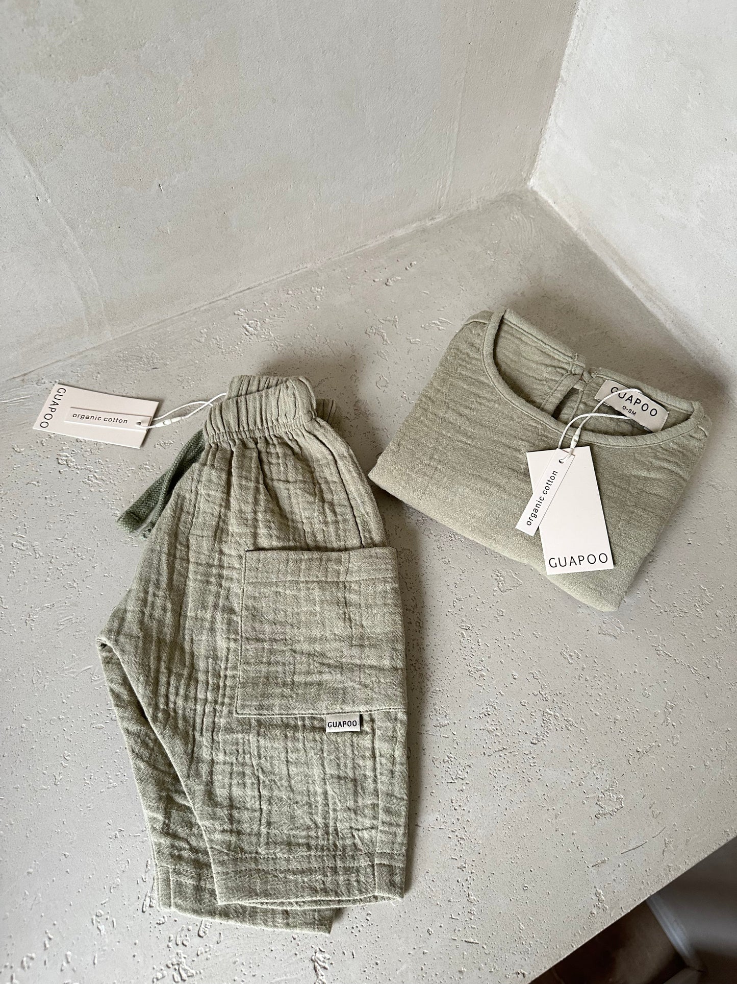 MUSLIN LONGSLEEVE SAGE