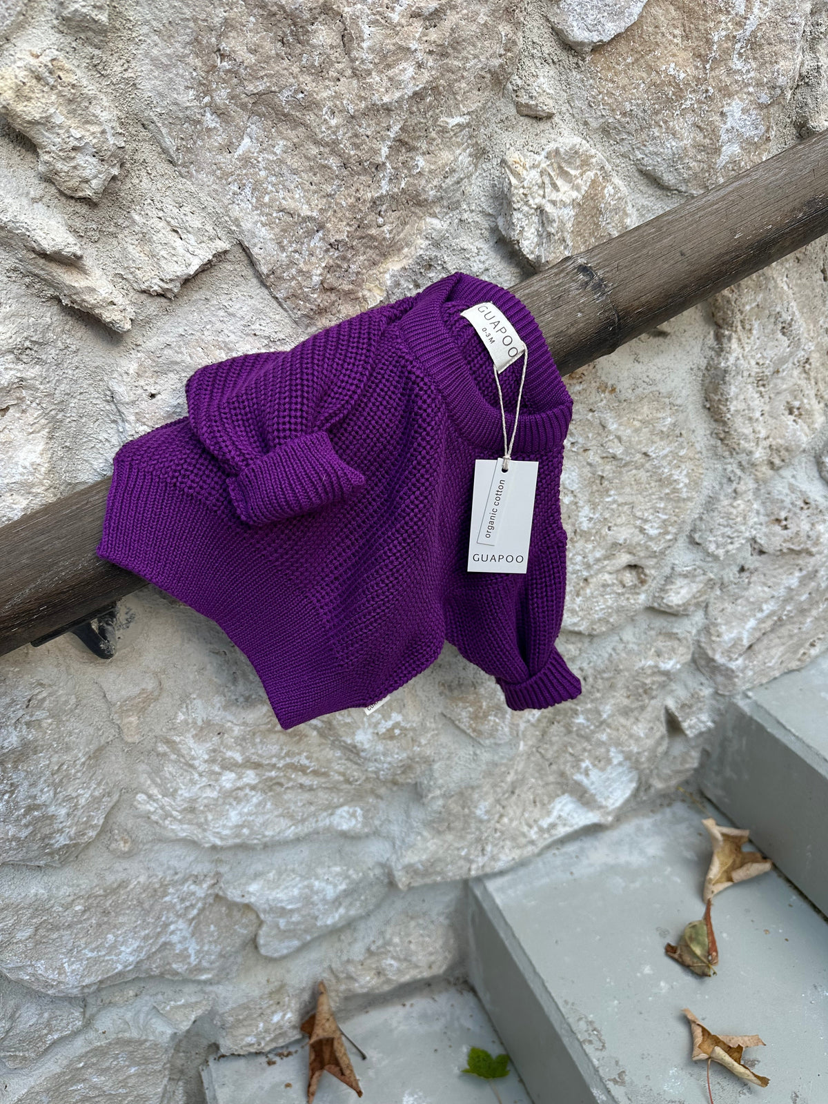 KNIT BEANIE COOL GRAPE