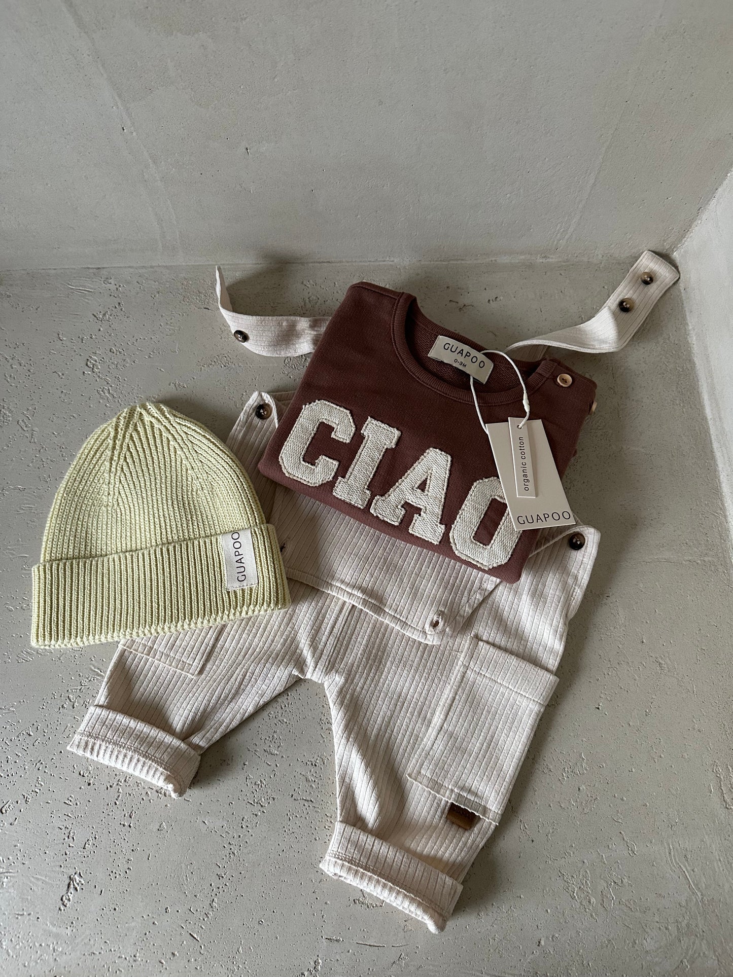 RIB DUNGAREES | OAT