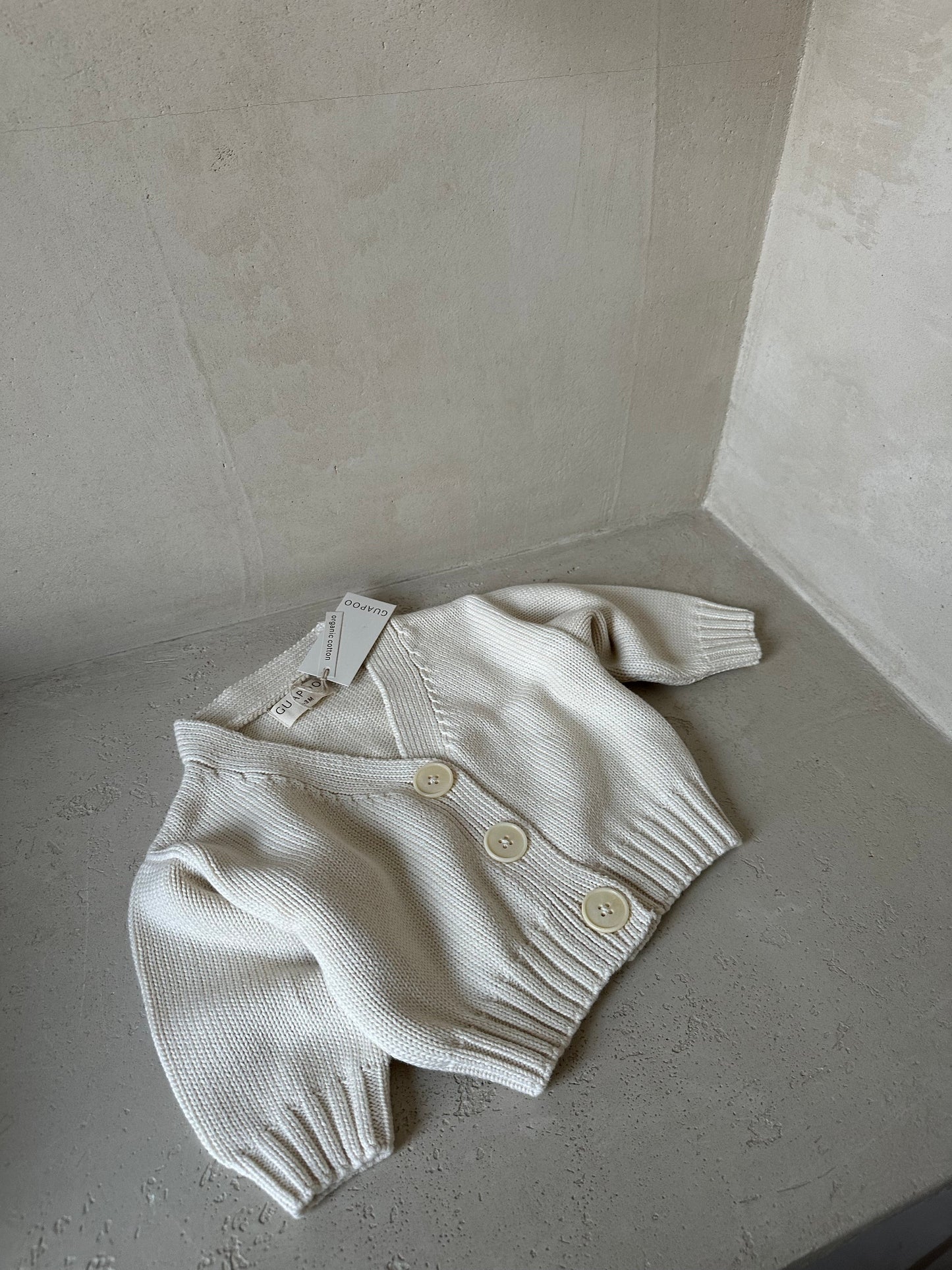 KNIT CARDIGAN OAT