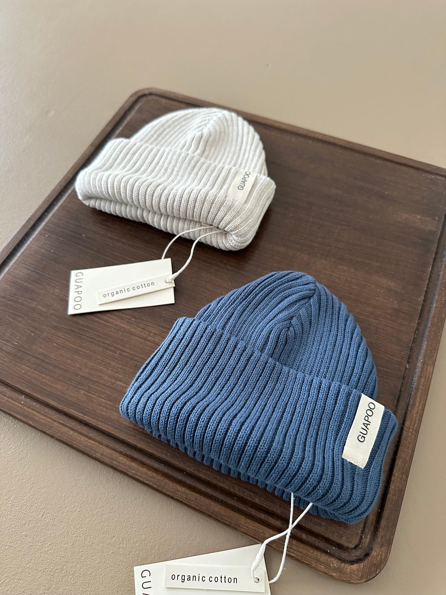 HEAVY RIB BEANIE CREAMY SILK