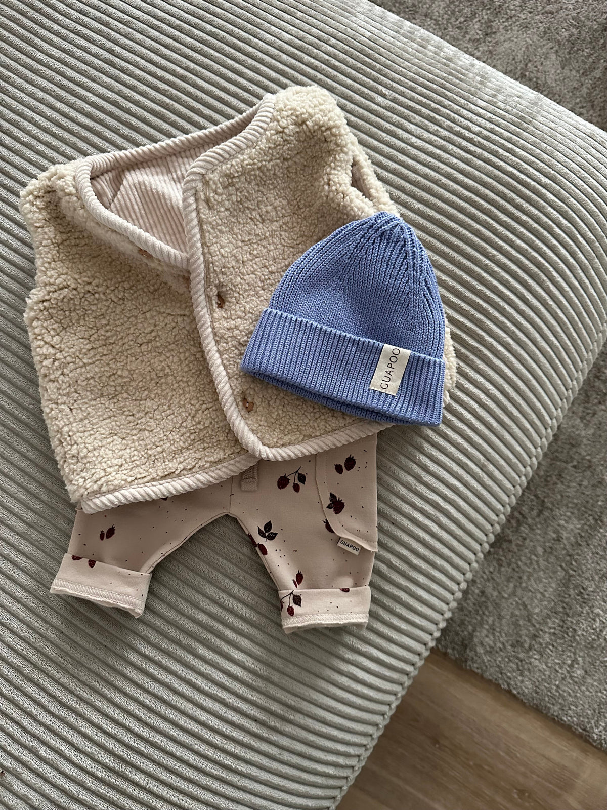 KNIT BEANIE SKY BLUE